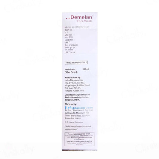 DEMELAN FACE WASH