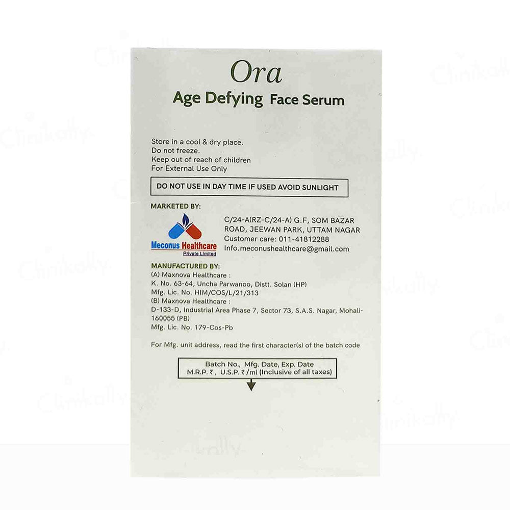 ORA AGE DEFYING SERUM