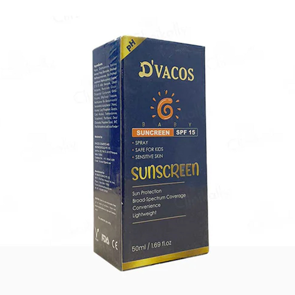 Dvacos Sunscreen Spray spf 15