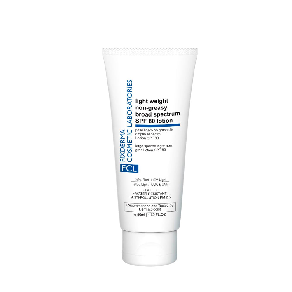 FCL Light Weight non-greasy spf 80 lotion