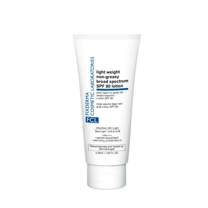 FCL Light Weight non-greasy spf 80 lotion