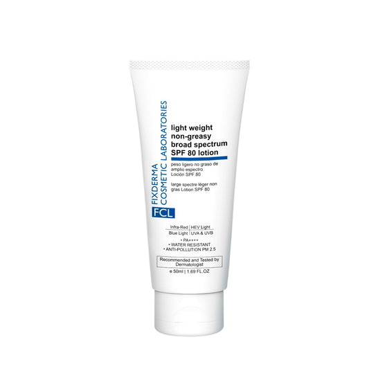 FCL Light Weight non-greasy spf 80 lotion