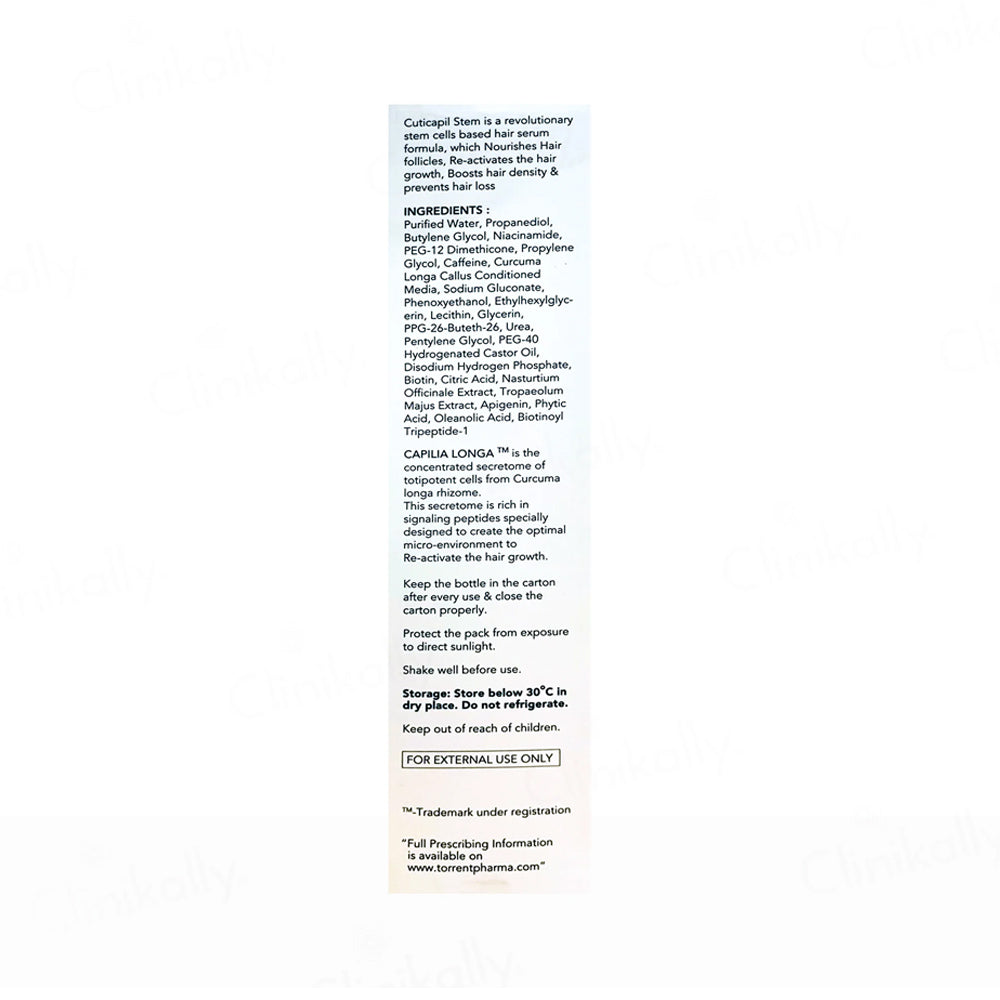 Cuticapil Stem Intensive Hair