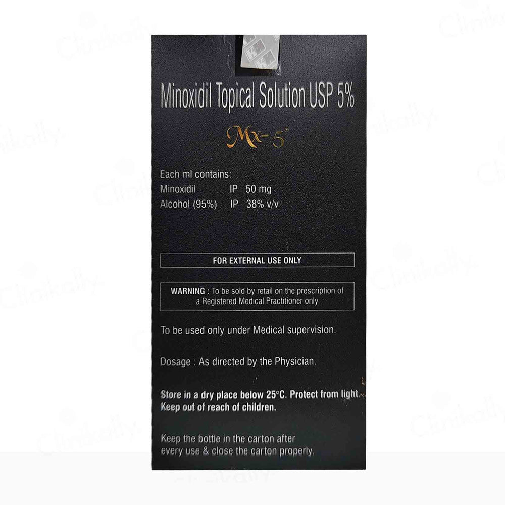 Mx-5 Minoxidil Topical solution USP-5%