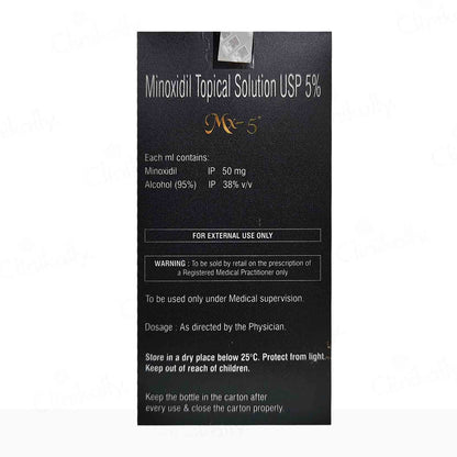 Mx-5 Minoxidil Topical solution USP-5%