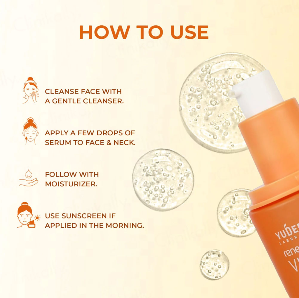 Yuderma Renewcell Vitamin-C + Hyaluronic Acid Serum