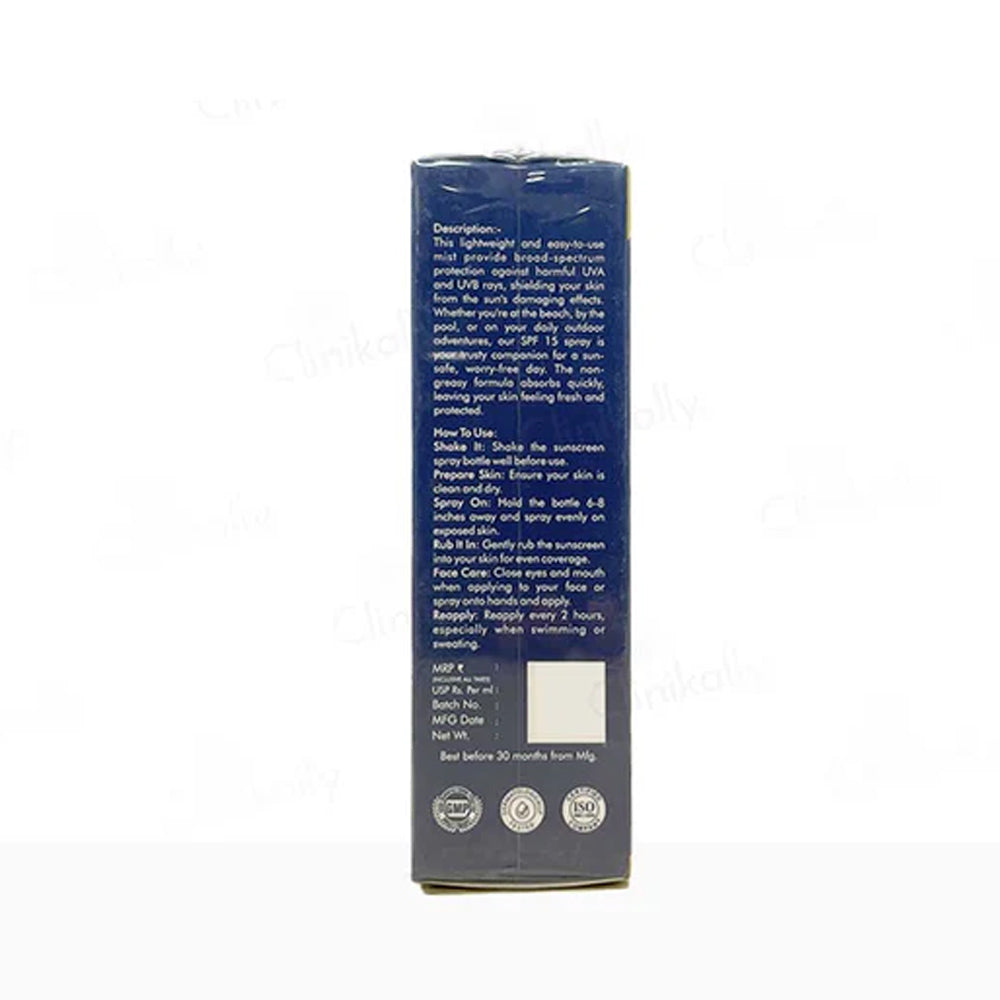 Dvacos Sunscreen Spray spf 15
