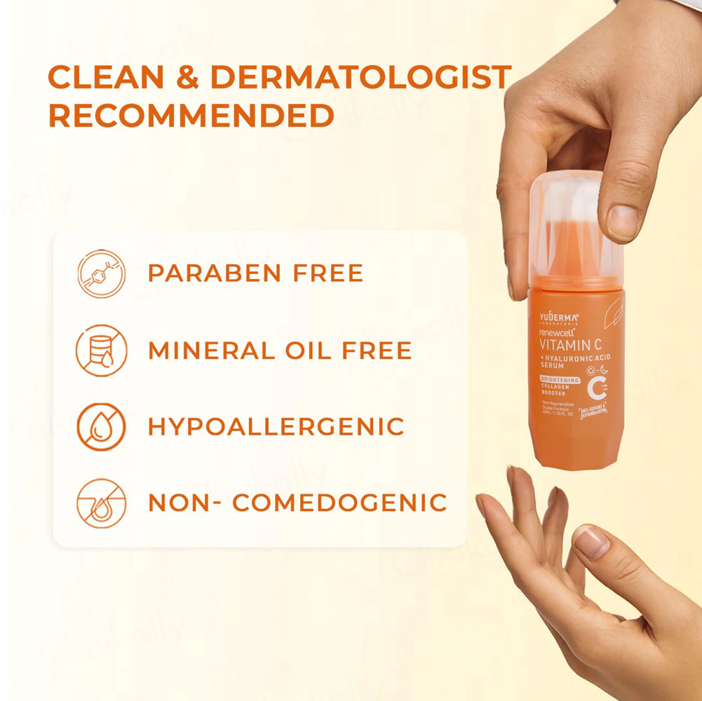 Yuderma Renewcell Vitamin-C + Hyaluronic Acid Serum