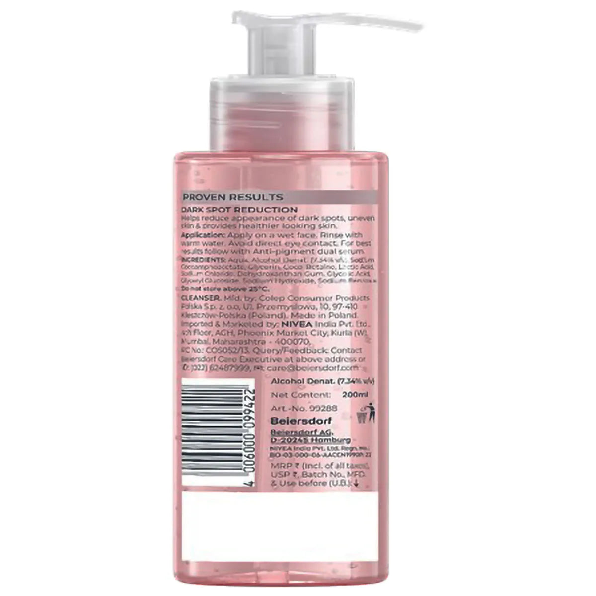 Eucerin Anti Pigment Cleansing Gel 2% Exfoliating AHA Complex 200 ml