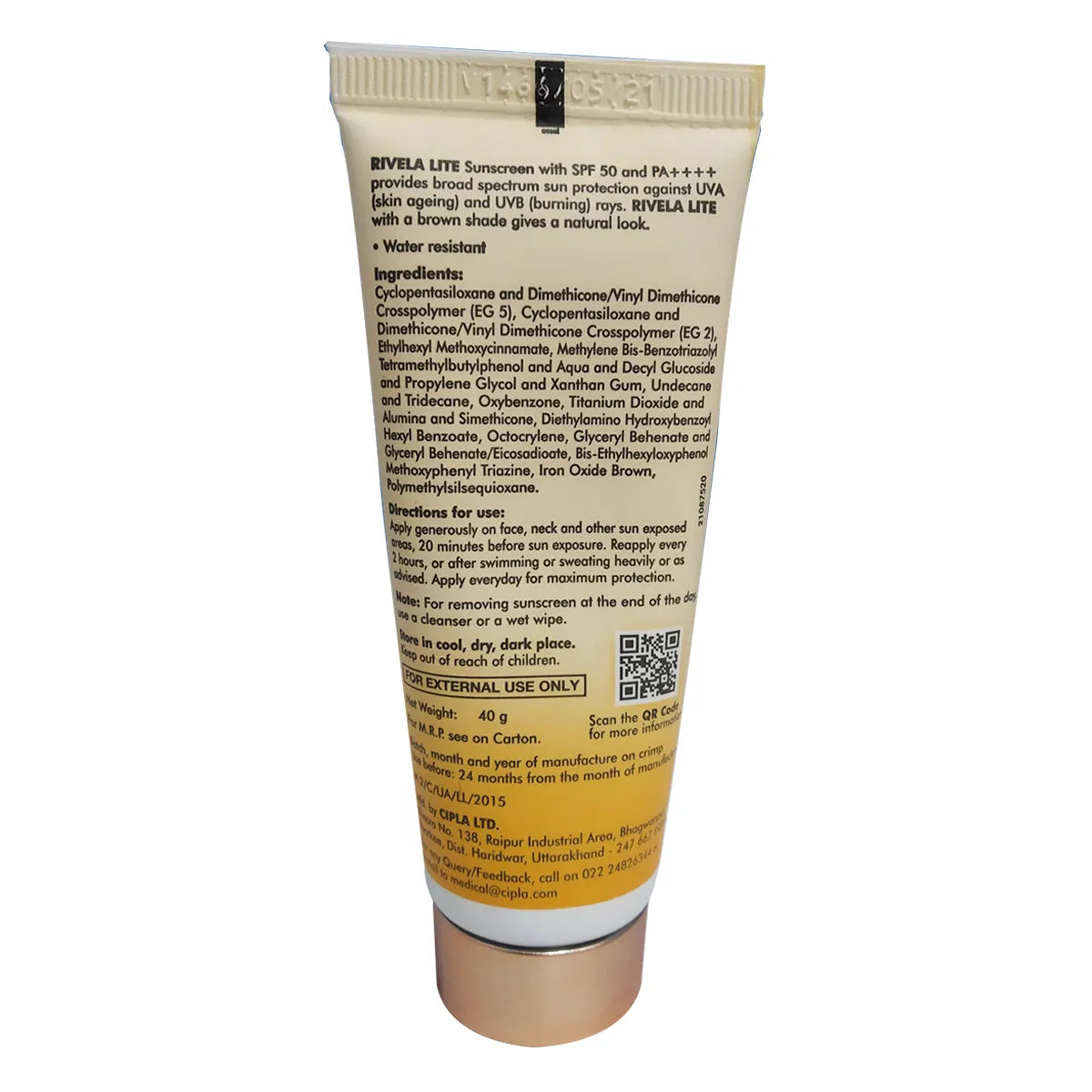 RIVELA Lite Sunscreen 50 PA+++