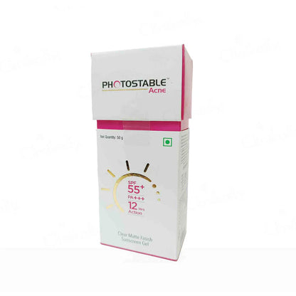 PHOTOSTABLE ACNE GEL SUNSCREEN