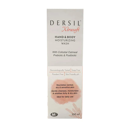 DERSIL XTRA HAND AND BODY WASH