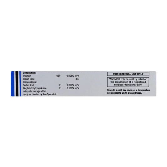 TRETIN 0.025% CREAM