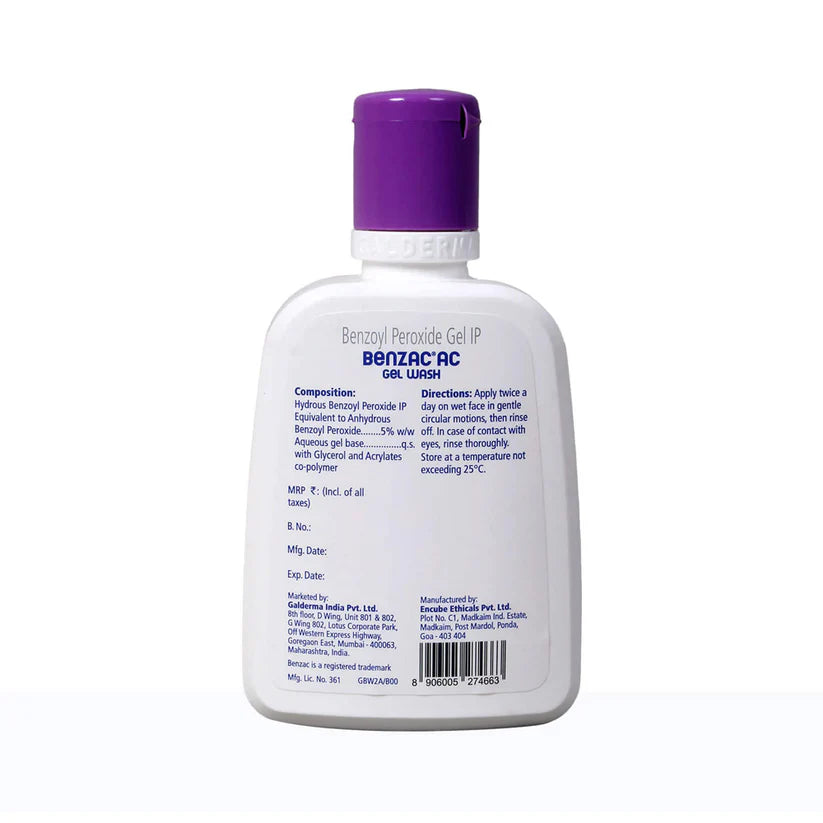 BENZAC AC GEL WASH