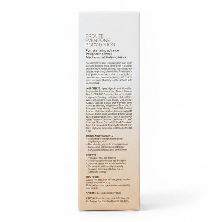 PROLITE EVEN TONE BODY LOTION