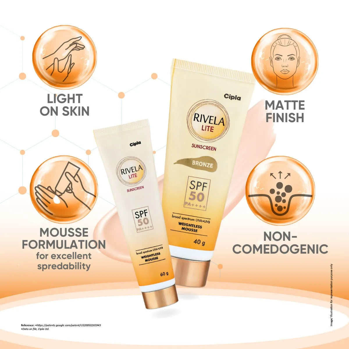 RIVELA Lite Sunscreen 50 PA+++