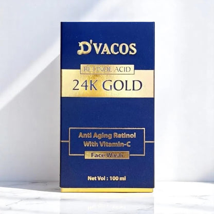 DVACOS RETINOL 24K GOLD FACE WASH